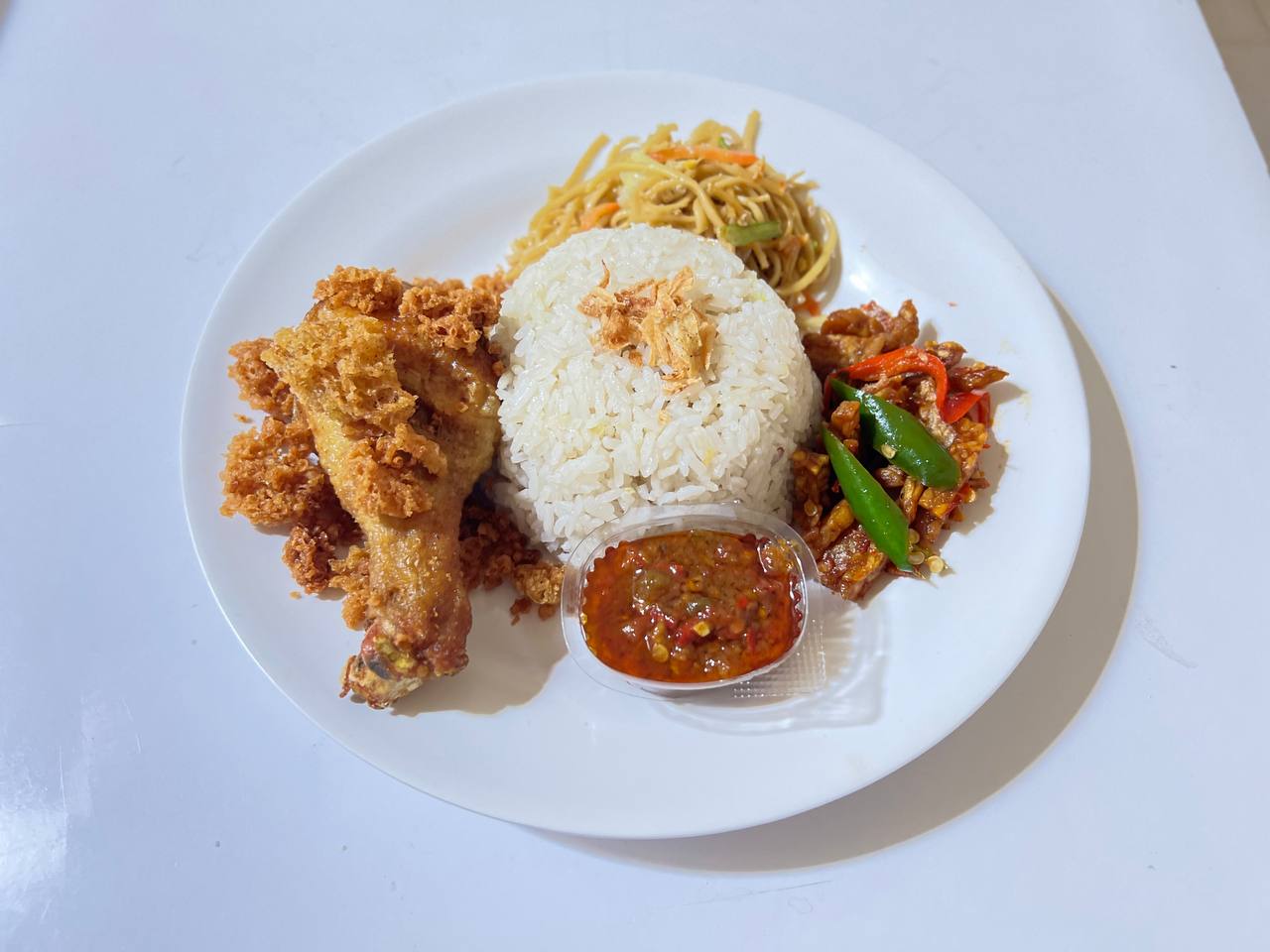 Nasi Lemak Ayam Kremes